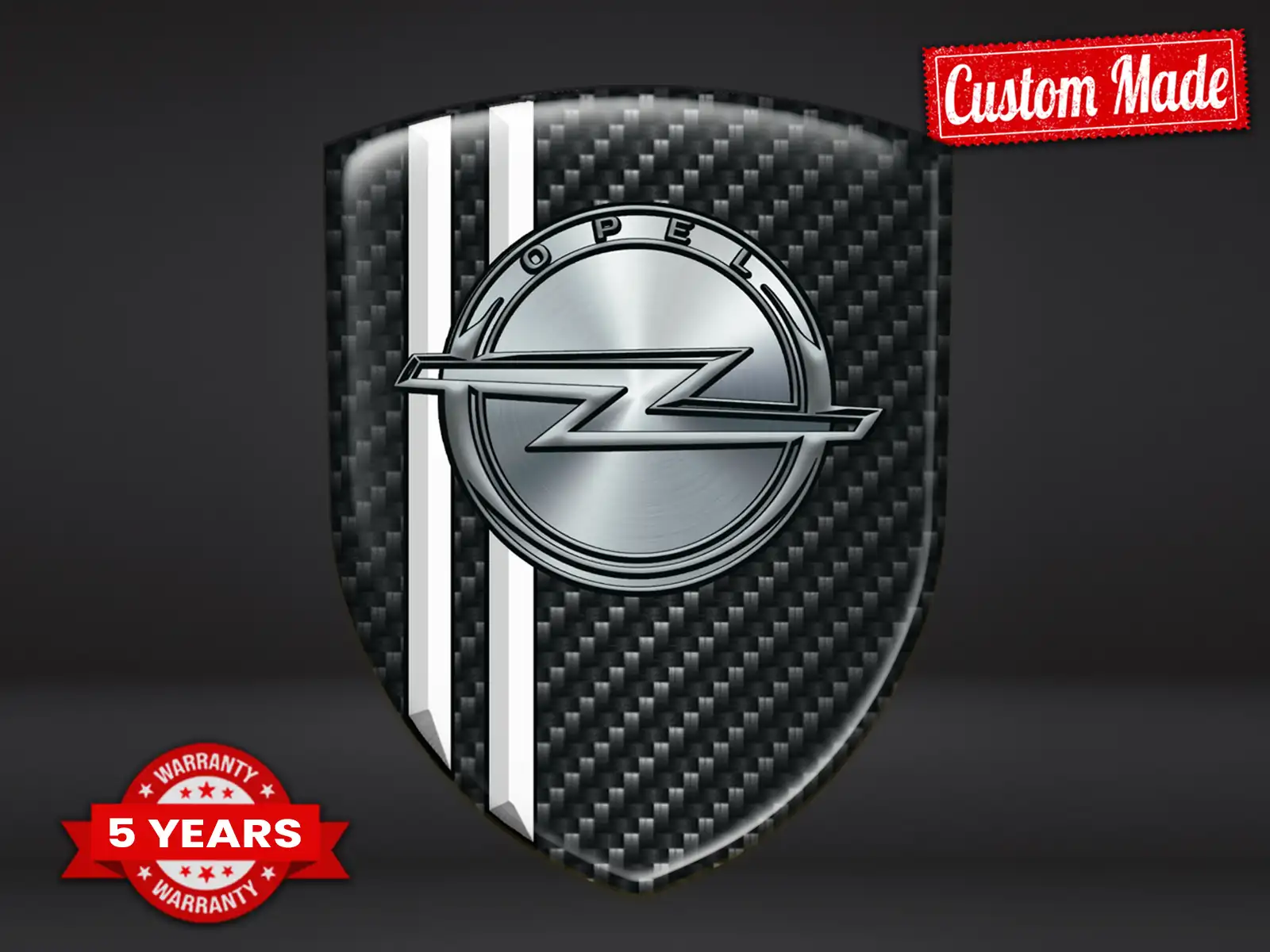Opel Etiqueta Impermeable Resistente Deporte Personalizable